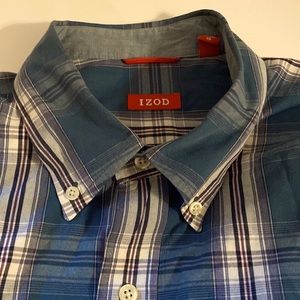Izod short sleeve button down size XL
